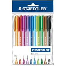 Bolígrafos de colores